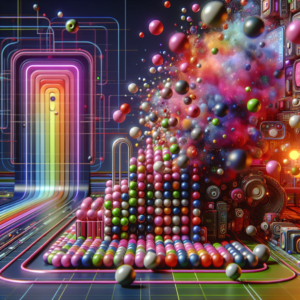 A futuristic representation of the app's concept